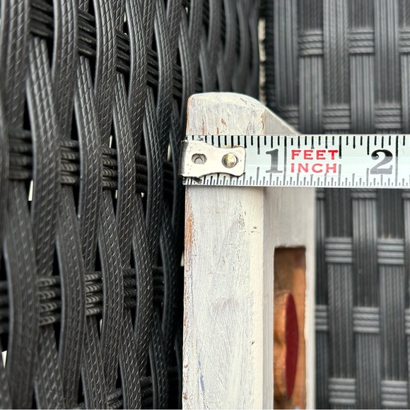 Vintage Wood Carved Welcome Sign with Hearts 22”x4” Handpainted - Picture 15 of 16